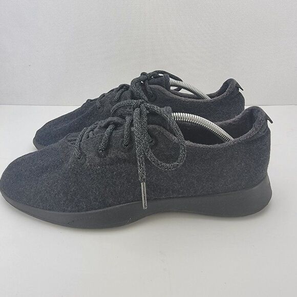 Allbirds WR M11 Mens Size 11 Wool Runners Lace Up Charcoal Black Running Shoes - Picture 1 of 7